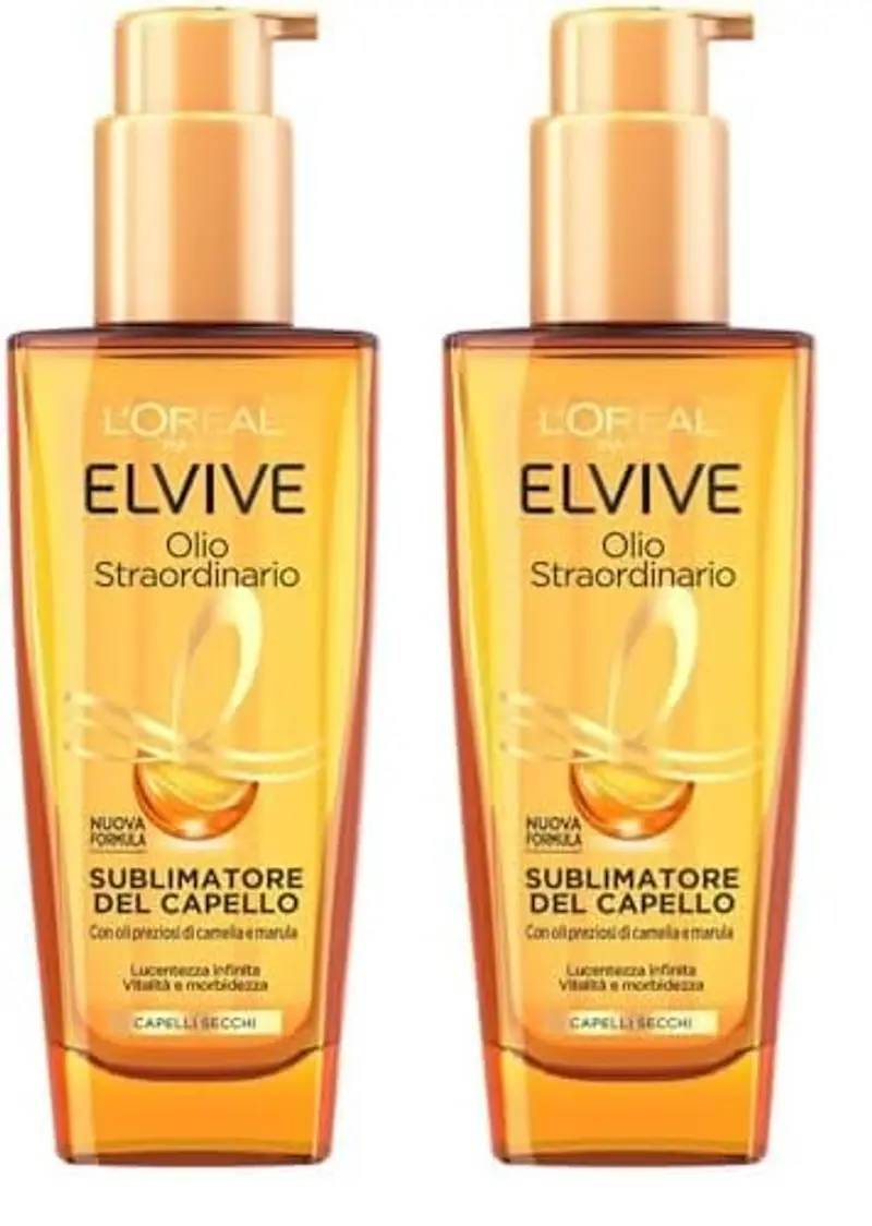 Elvive Olio Straordinario - Olio Sublimatore per Capelli Secchi, 100ml