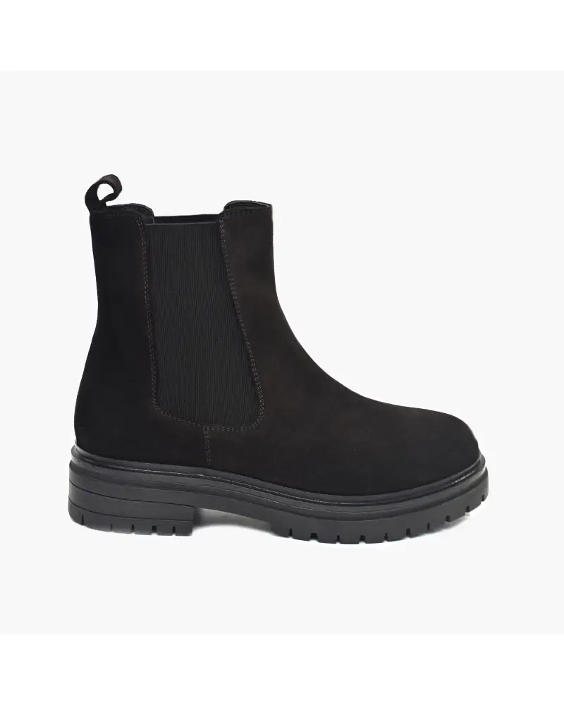 beatles donna indira scamosciato dark brown 808-13 MARRONE