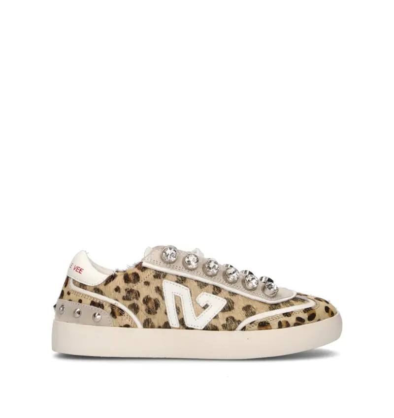 Sneaker donna maculata in cavallino Vario