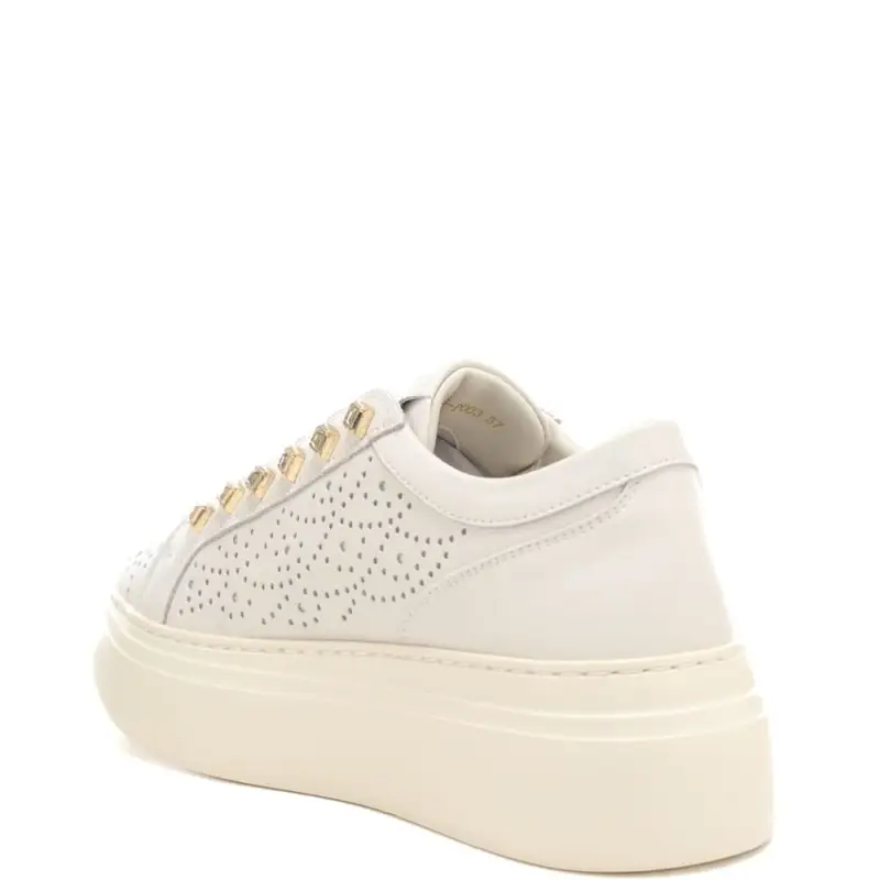 sneakers da donna bice con tomaia con design traforato avorio miniatura 2