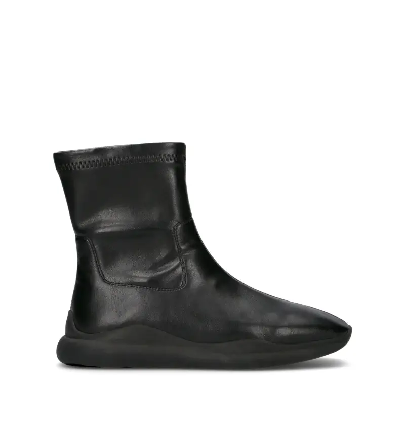 Tronchetto donna nero in pelle Vario