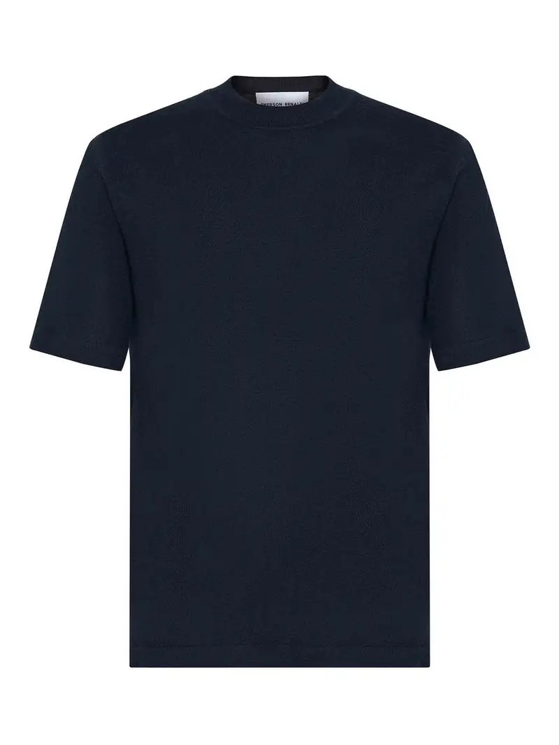 Maglione a maniche corte Blu