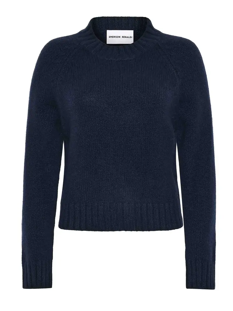 Maglione girocollo Blu scuro