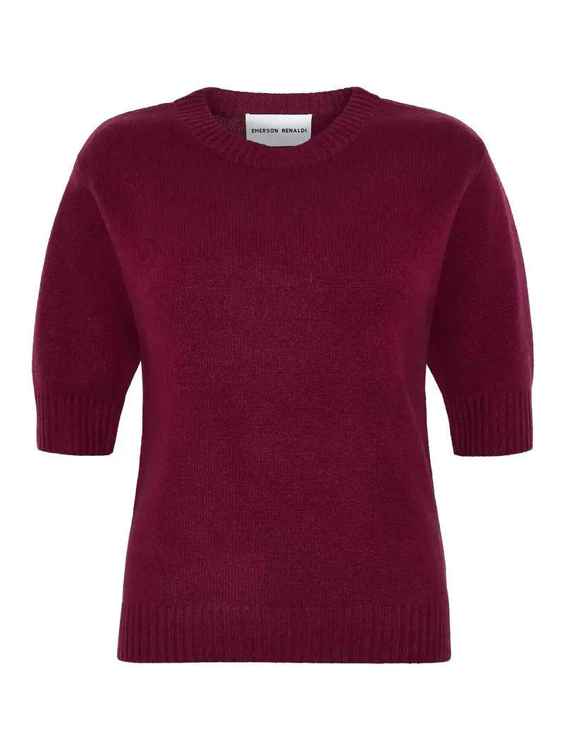 Maglione girocollo Rosso Scuro