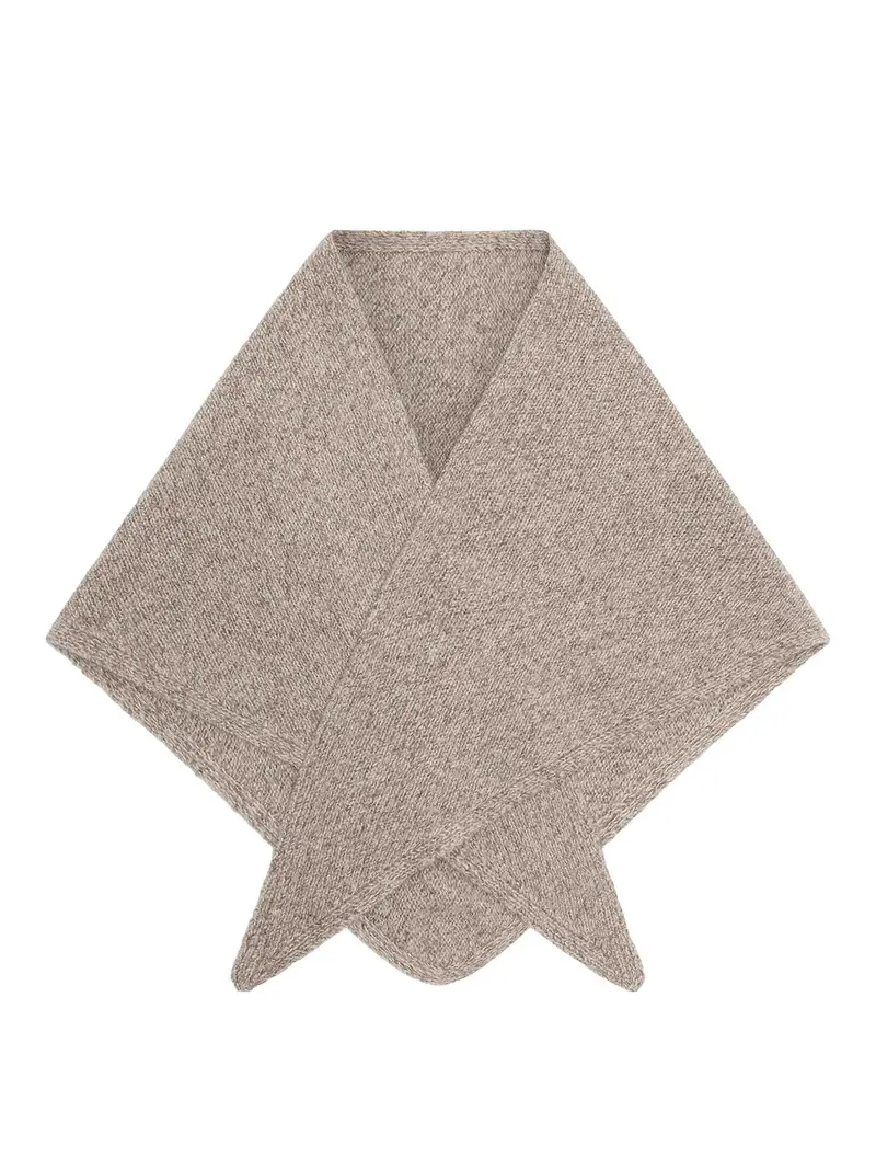 Sciarpa a triangolo Beige