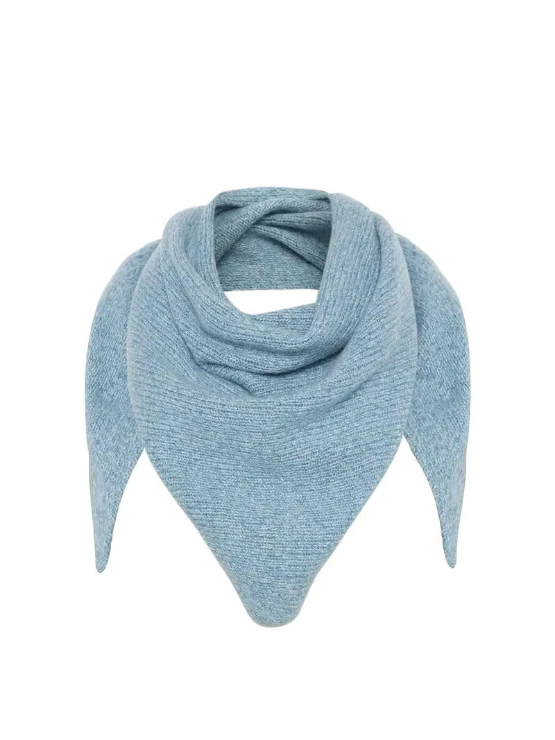 Sciarpa a triangolo Blu
