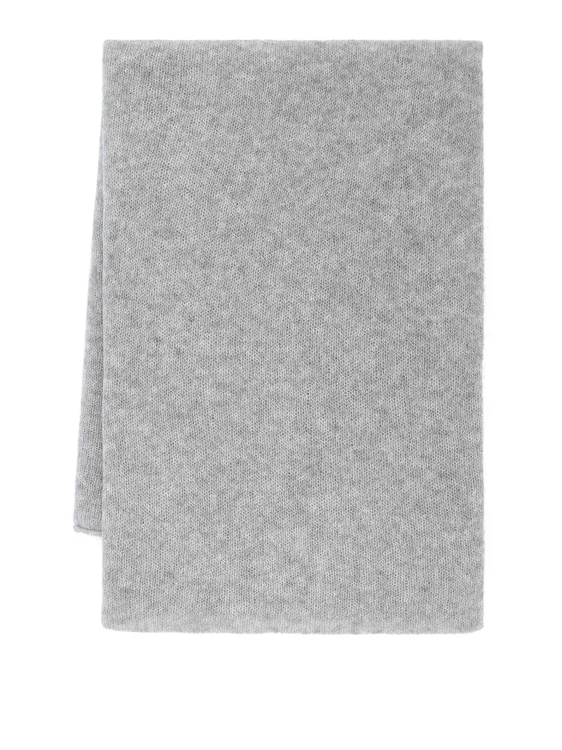 Sciarpa di seta cashmere Grigio