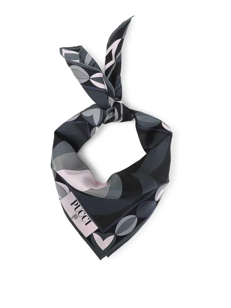 90x90 Foulard Nero