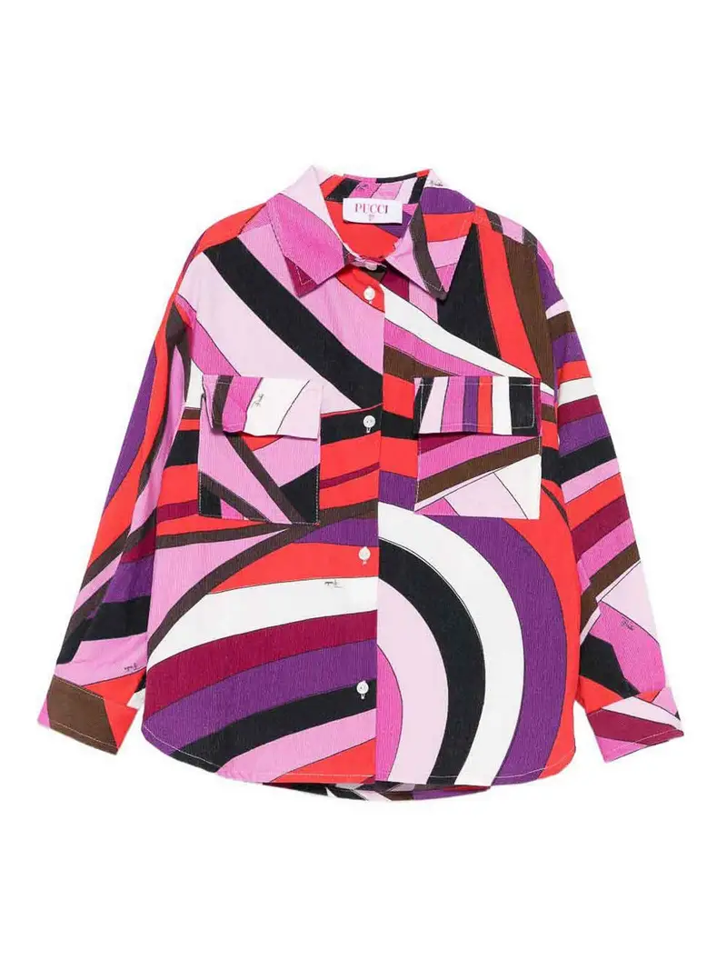 Camicia Con Stampa Multicolore