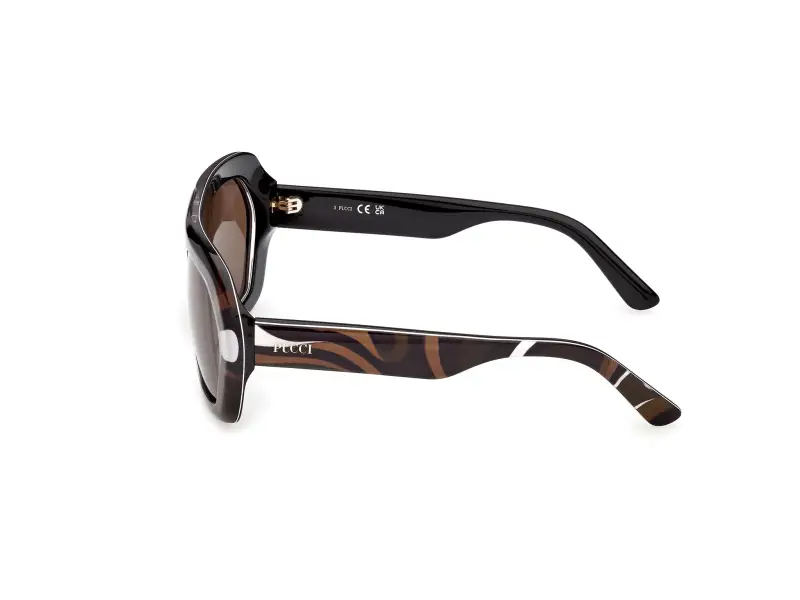 EMILIO PUCCI Occhiali da sole Donna Marrone 4302500 miniatura 3