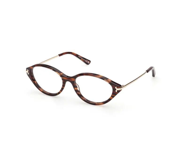 Donna Emilio Pucci EP5278 056 Montature da vista Acetato Havana Rotonda Normale