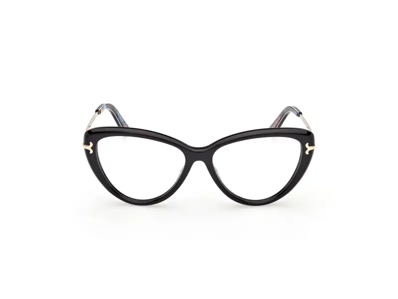 Donna Emilio Pucci EP5279 001 Montature da vista Acetato Nero Farfalla Normale miniatura 2