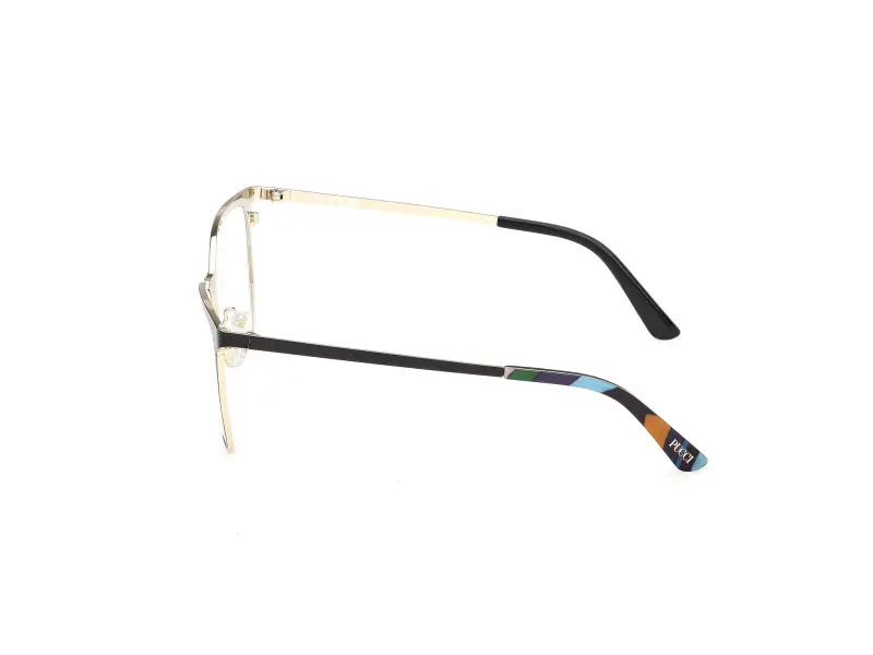 Donna Emilio Pucci EP5281 005 Montature da vista Metallo Nero Squadrata Normale miniatura 3