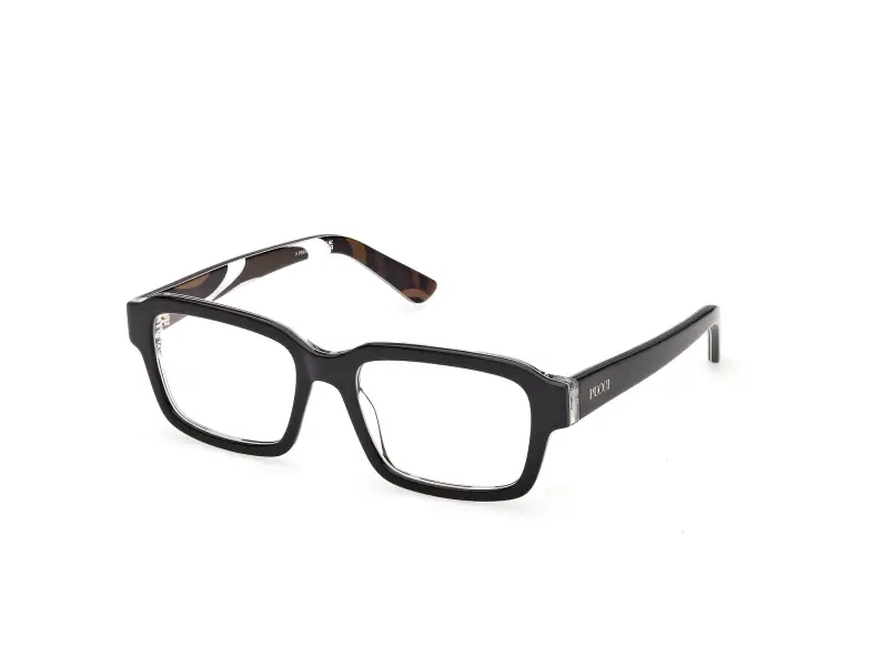Donna Emilio Pucci EP5283 005 Montature da vista Acetato Nero Squadrata Normale