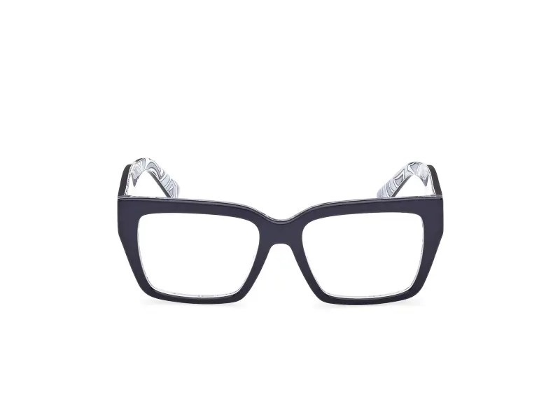 Donna Emilio Pucci EP5284 092 Montature da vista Acetato Blu Squadrata Normale miniatura 2