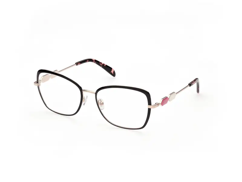 Emilio Pucci Donna EP5186 005 Montature da vista Metallo Nero  Farfalla Normale