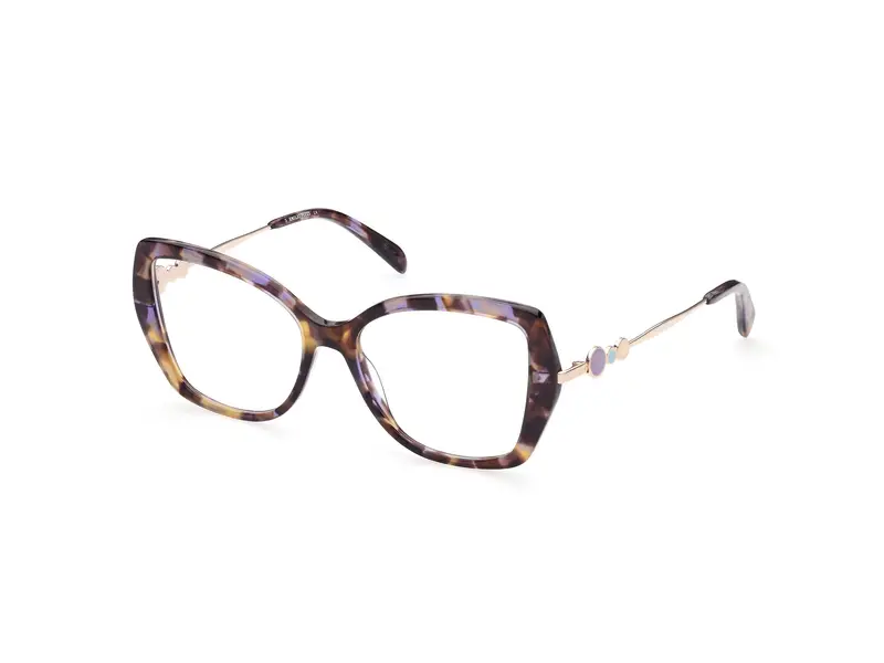 Emilio Pucci Donna EP5191 055 Montature da vista Acetato Havana  Farfalla Normale