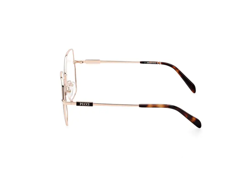 Emilio Pucci Donna EP5213 005 Montature da vista Metallo Nero Geometrica Normale miniatura 2