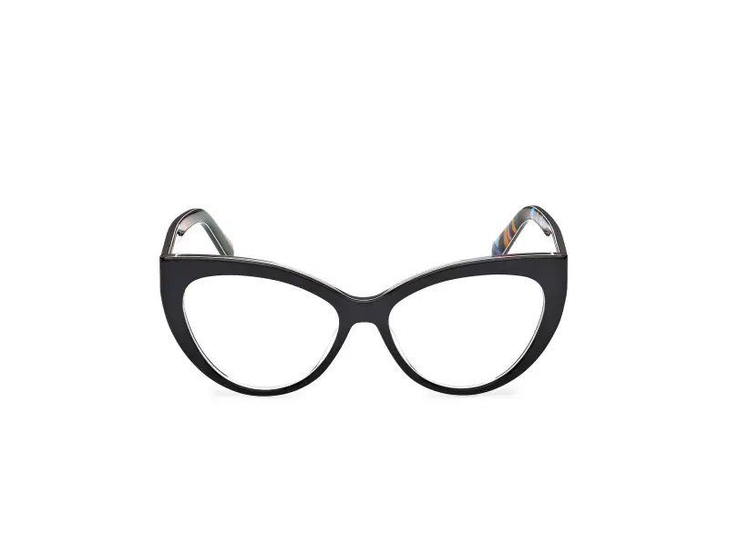 Donna EP5215 001 Montature da vista Acetato Nero Cat Eye Normale miniatura 2