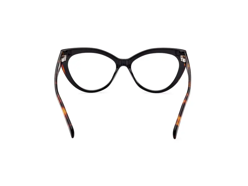 Emilio Pucci Donna EP5215 005 Montature da vista Acetato Nero Cat Eye Normale miniatura 3