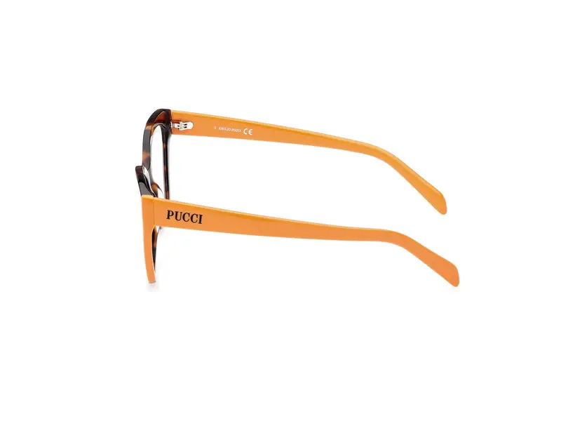 Emilio Pucci Donna EP5216 056 Montature da vista Acetato Havana Farfalla Normale miniatura 2