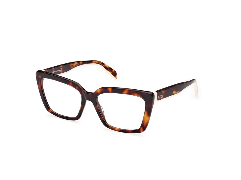 Emilio Pucci Donna EP5224 054 Montature da vista Acetato Havana  Squadrata Normale
