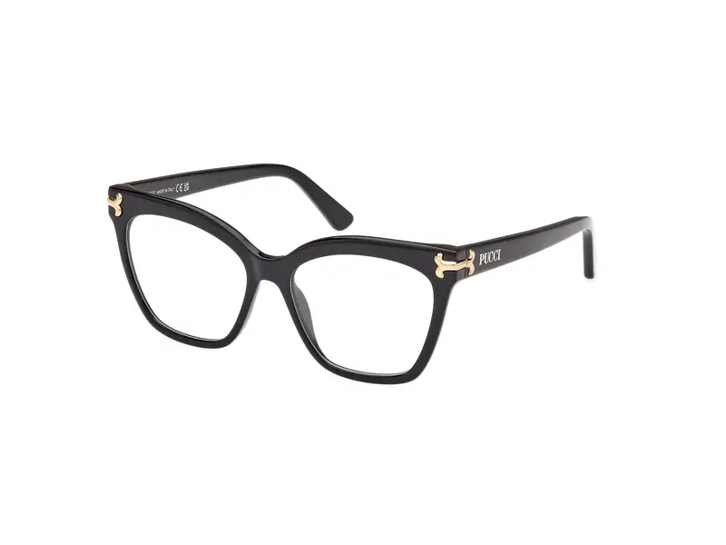 Emilio Pucci Donna EP5235 001 Montature da vista Acetato Nero  Farfalla Normale