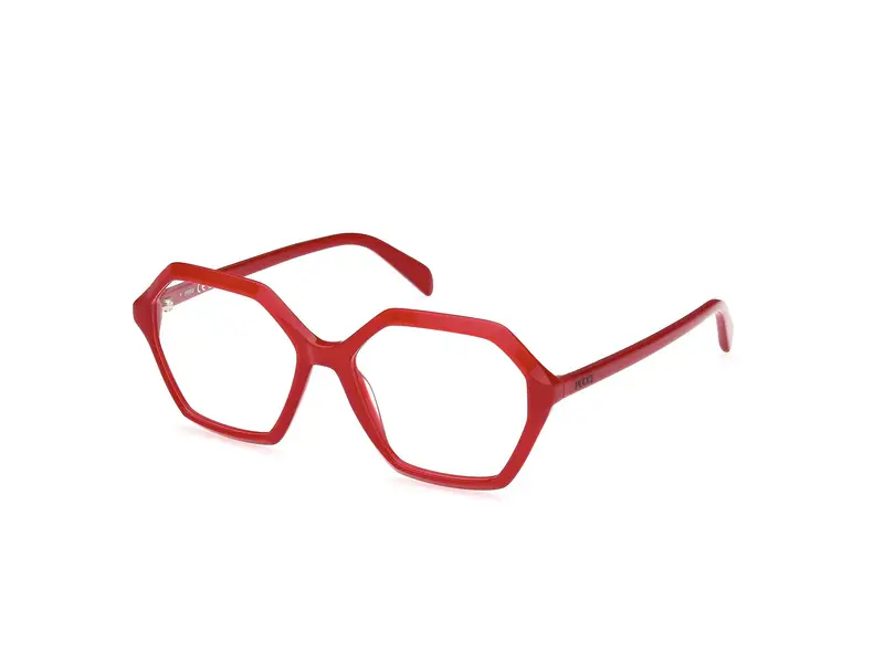 Emilio Pucci Donna EP5237 066 Montature da vista Acetato Rosso  Geometrica Normale