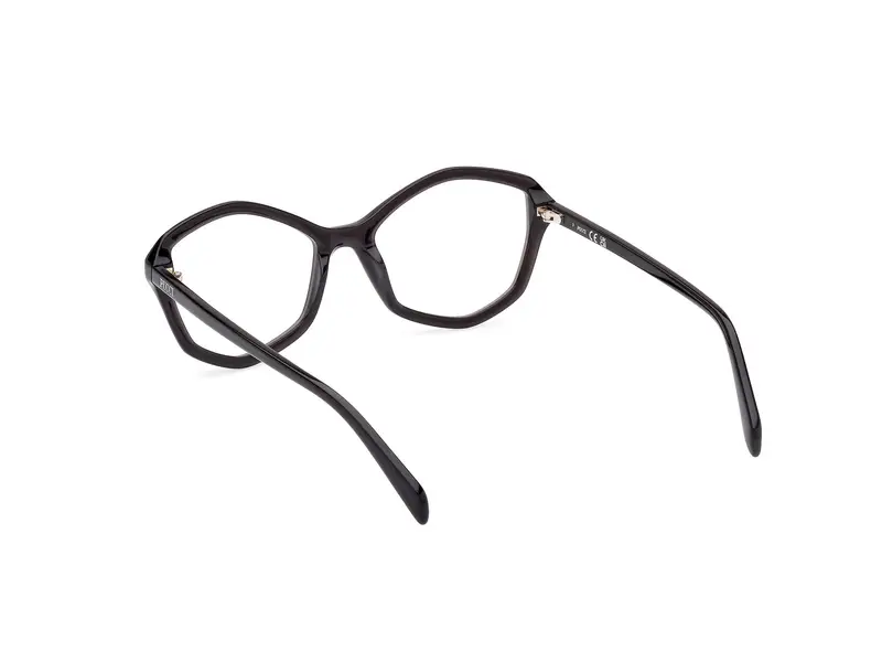 Emilio Pucci Donna EP5238 001 Montature da vista Acetato Nero Geometrica Normale miniatura 3