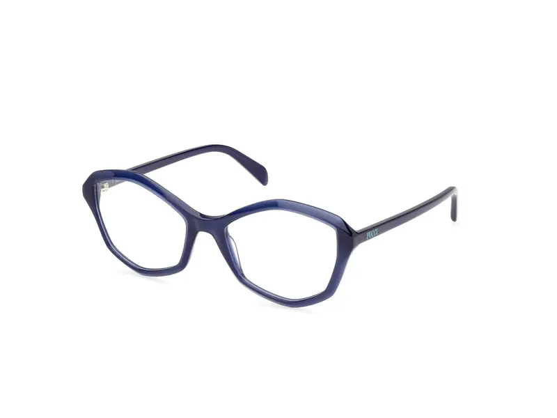 Emilio Pucci Donna EP5238 090 Montature da vista Acetato Blu  Geometrica Normale