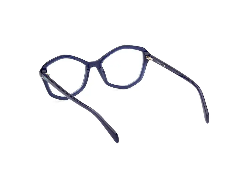Emilio Pucci Donna EP5238 090 Montature da vista Acetato Blu Geometrica Normale miniatura 3
