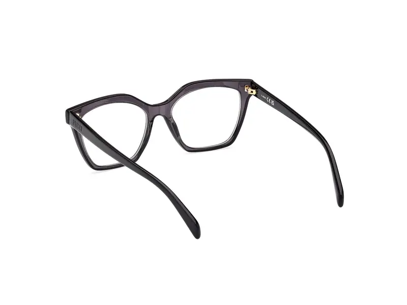 Emilio Pucci Donna EP5239 005 Montature da vista Acetato Nero Geometrica Normale miniatura 3