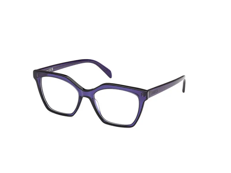 Emilio Pucci Donna EP5239 092 Montature da vista Acetato Blu  Geometrica Normale