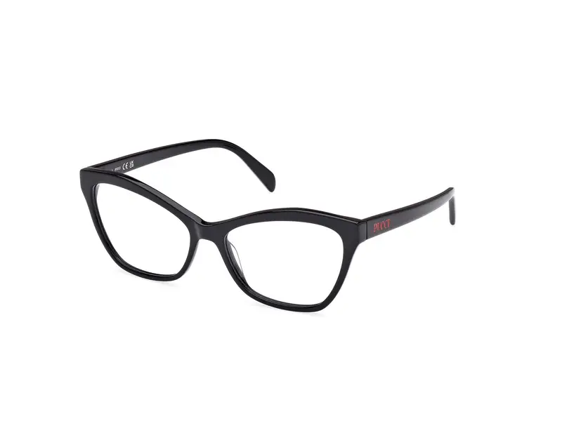 Emilio Pucci Donna EP5241 001 Montature da vista Acetato Nero  Cat Eye Normale