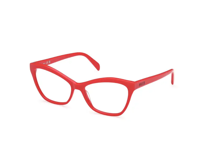 Emilio Pucci Donna EP5241 066 Montature da vista Acetato Rosso  Cat Eye Normale