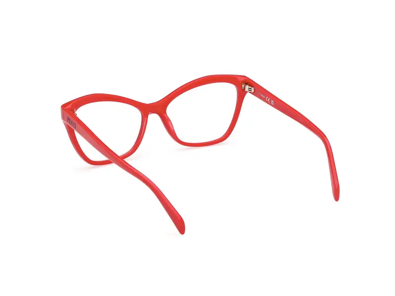 Emilio Pucci Donna EP5241 066 Montature da vista Acetato Rosso Cat Eye Normale miniatura 3