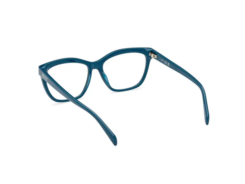 Emilio Pucci Donna EP5242 090 Montature da vista Acetato Blu Squadrata Normale miniatura 3