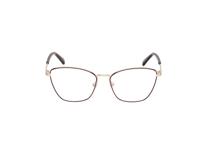 Emilio Pucci Donna EP5243 071 Montature da vista Metallo Bordeaux Squadrata Normale miniatura 2