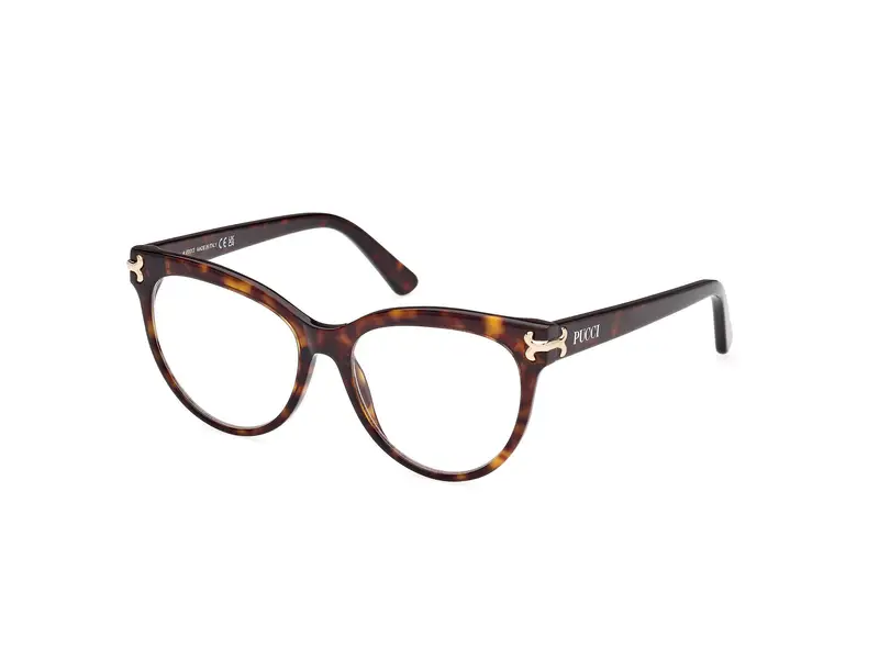 Emilio Pucci Donna EP5245 052 Montature da vista Acetato Havana  Cat Eye Normale