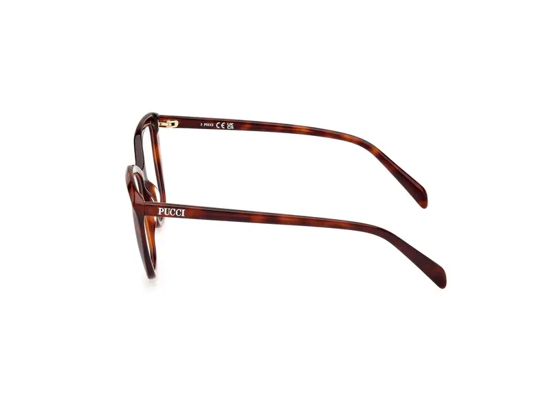 Emilio Pucci Donna EP5248 053 Montature da vista Acetato Havana Squadrata Normale miniatura 2