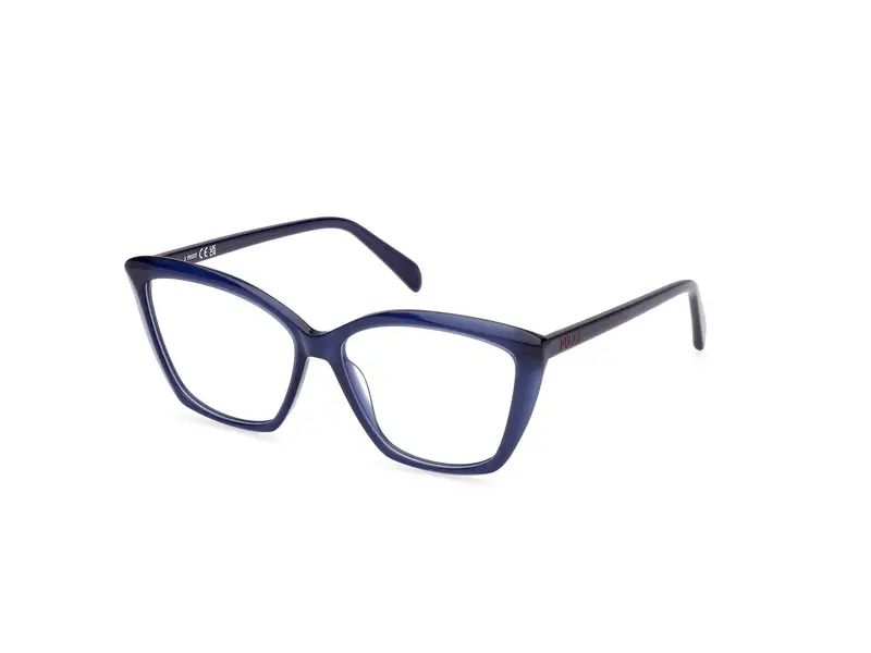 Emilio Pucci Donna EP5248 090 Montature da vista Acetato Blu  Squadrata Normale