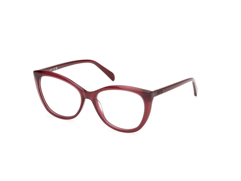 Emilio Pucci Donna EP5249 069 Montature da vista Acetato Bordeaux  Cat Eye Normale