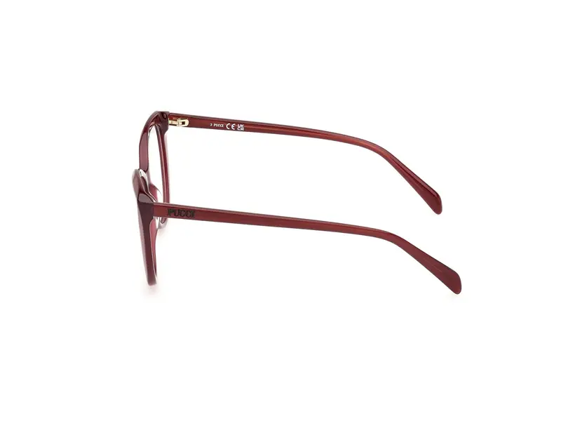 Emilio Pucci Donna EP5249 069 Montature da vista Acetato Bordeaux Cat Eye Normale miniatura 2