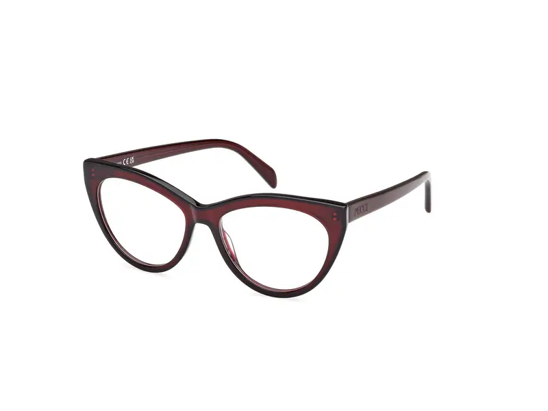 Emilio Pucci Donna EP5250 071 Montature da vista Acetato Bordeaux  Cat Eye Normale