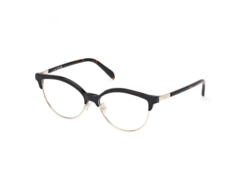 Emilio Pucci Donna EP5259 001 Montature da vista Acetato Nero  Rotonda Normale