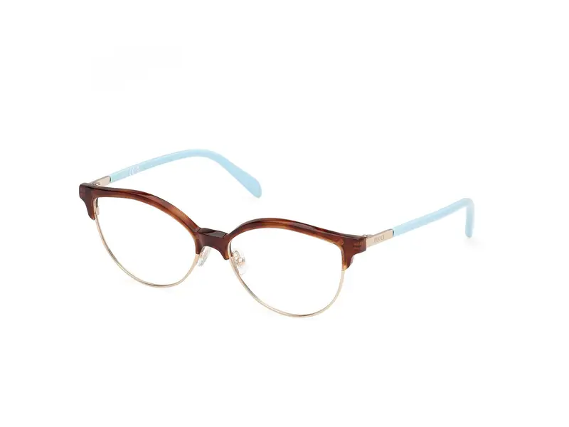 Emilio Pucci Donna EP5259 053 Montature da vista Acetato Havana  Rotonda Normale