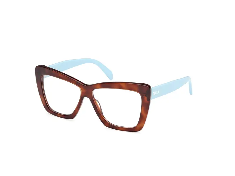 Emilio Pucci Donna EP5260 053 Montature da vista Acetato Havana  Farfalla Normale