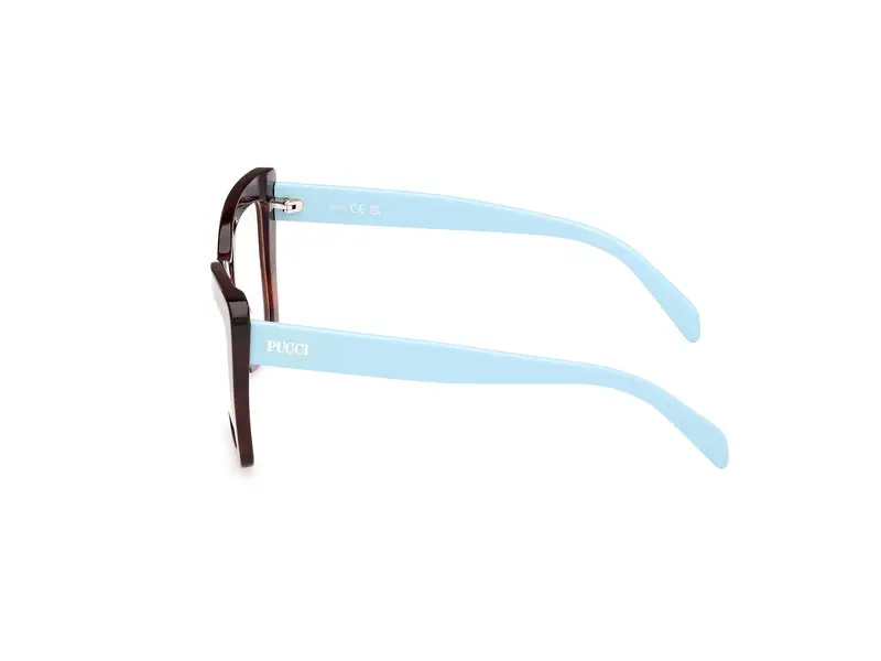 Emilio Pucci Donna EP5260 053 Montature da vista Acetato Havana Farfalla Normale miniatura 2