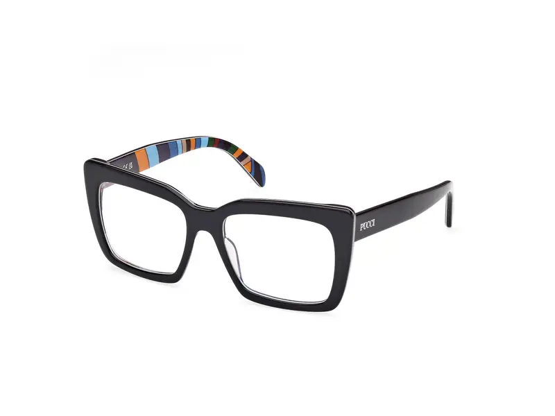Emilio Pucci Donna EP5261 005 Montature da vista Acetato Nero  Squadrata Normale