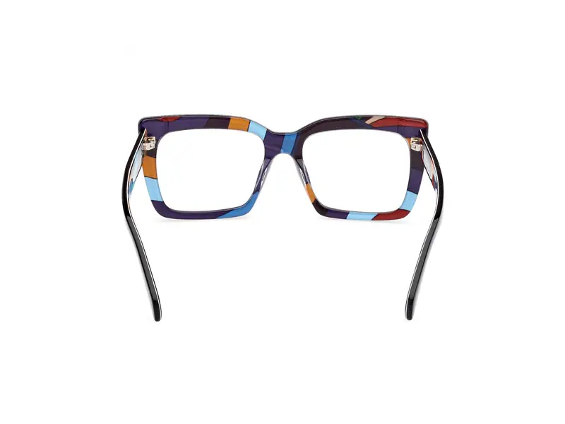 Emilio Pucci Donna EP5261 005 Montature da vista Acetato Nero Squadrata Normale miniatura 3
